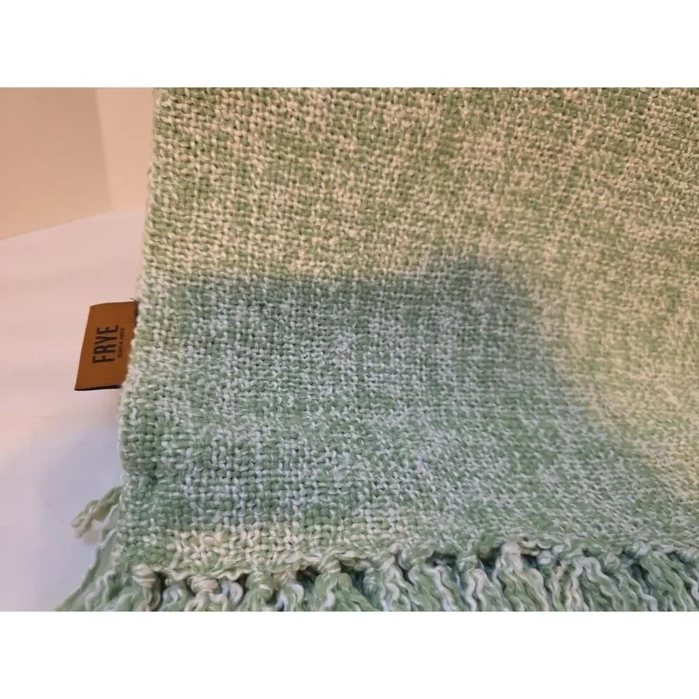 FRYE Fringe Oversized Throw Blanket 50 x 70